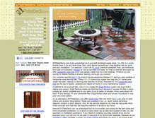 Tablet Screenshot of diypatiodeck.com